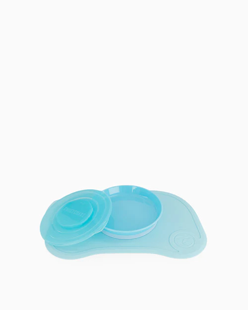 Click-Mat Mini azul + plato Twistshake