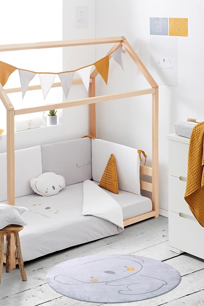 Cuna cama Montessori estilo casita tipi en madera de haya bimbidreams, Bebemálaga